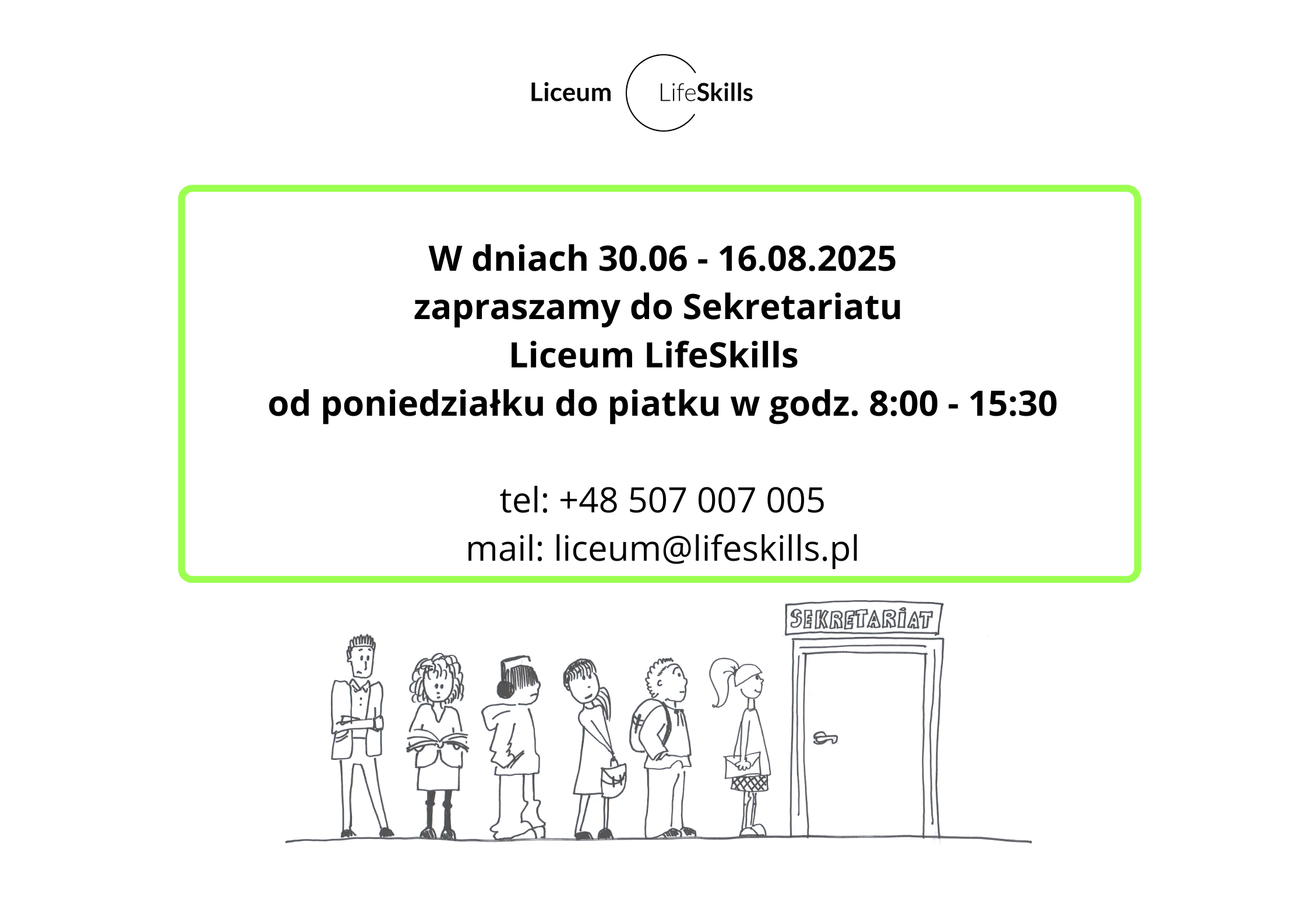 Sekretariat tabliczka